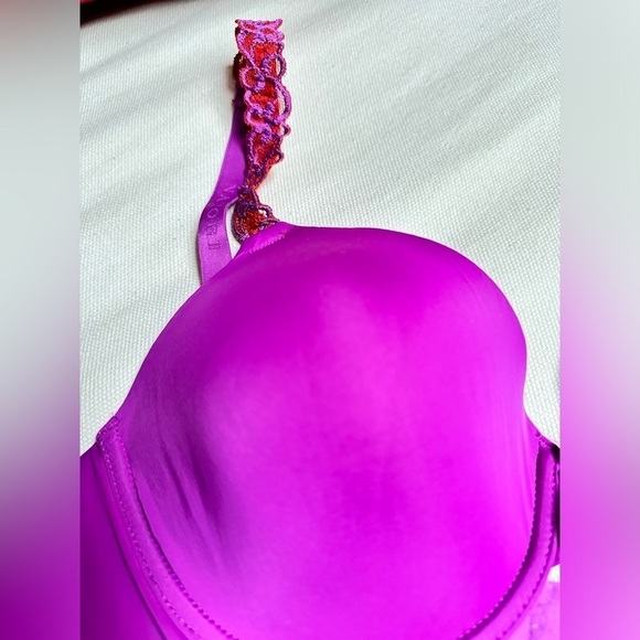 BRA Natori Violet 36B Underwire Plunge 732080 opaque 3422 HP - Picture 10 of 13